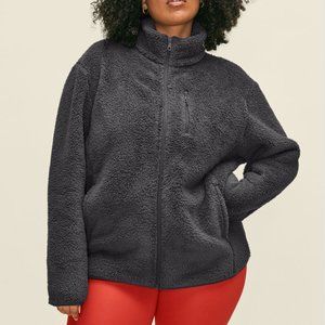 Girlfriend Collective - Moon Recycled Full-Zip Fleece